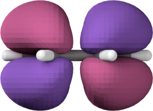 Blender rendering of benzene HOMO, without any tweaking.